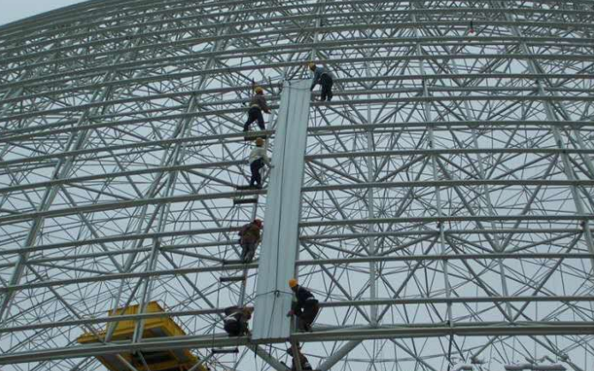 凌海网架装配好以后应当留神哪八项验收事件